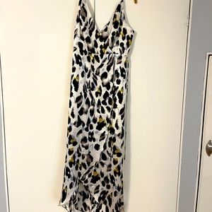 Leopard Aqua Dress